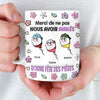 Mug Personnalisé À Effet Imprimé 3D Gonflé – Cadeau Fête des Mères – Cadeau Humoristiques pour Maman – Nous Avoir Avalées