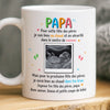Mug Personnalisé avec Photo – Cadeau Fête des Pères pour Papa – Je Suis Bien Au Chaud