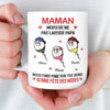 Mug Personnalisé À Effet Imprimé 3D Gonflé – Cadeau Fête des Mères – Cadeau Humoristiques pour Maman – Pe Ne Pas Laisser Papa
