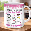 Mug Personnalisé À Effet Imprimé 3D Gonflé – Cadeau Fête des Mères – Cadeau Humoristiques pour Maman – Ma mère m'a donné naissance