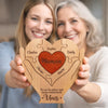 Puzzle Artistique en Bois Personnalisé – Cadeau pour Famille – Unis Es La Pièce Qui Nous Maintient