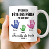 Mug Personnalisé À Effet Imprimé 3D Gonflé – Cadeau Fête des Pères – Les Couleurs Des Membres
