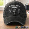 Casquette de baseball en jean délavé personnalisée – Cadeau pour Grand-Père – Ma personne préférée