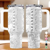 Tumbler Gravé Personnalisé 40oz – Cadeau Pour Maman, Mamie – L’amour Commence avec Elle