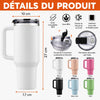 Tumbler Gravé Personnalisé 40oz – Cadeau Pour Maman, Mamie – L’amour Commence avec Elle