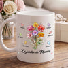 Tasse Personnalisée – Cadeau Fête Des Mères Pour Maman, Mamie – Dans le jardin de Mamie