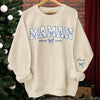 Sweatshirt Ou Hoodie Unisexe Personnalisé Avec Design Sur La Manche - Cadeaux Pour Maman, Grand-Mère - Maman Réchauffe Tous Nos Cœurs