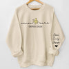 Sweatshirt Ou Hoodie Unisexe Personnalisé Avec Design Sur La Manche - Cadeaux Pour Maman, Mamie - L'ours de maman