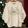Sweatshirt Ou Hoodie Unisexe Personnalisé Avec Design Sur La Manche - Cadeaux Pour Maman, Grand-Mère - Le Doux Jardin De Maman