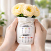 Vase À Fleurs Personnalisé Avec Corde – Cadeau Pour Mamie, Maman – Pour toujours aimée