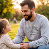 Sweatshirt Ou Hoodie Unisexe Personnalisé Avec Design Sur La Manche - Cadeaux Pour Papa, Grand-Père - Tu Comptes Pour Moi