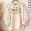 Sweatshirt Ou Hoodie Unisexe Personnalisé Avec Design Sur La Manche - Cadeaux Pour Papa, Grand-Père - Tu Comptes Pour Moi