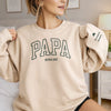 Sweatshirt Ou Hoodie Unisexe Personnalisé Avec Design Sur La Manche - Cadeaux Pour Papa, Grand-Père - Tu Comptes Pour Moi