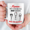 Mug Personnalisé – Cadeau Fête des Mères – Cadeau Humoristiques pour Maman – Merci De M’avoir Gardé