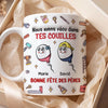 Mug Personnalisé à Effet 3D Gonflé – Cadeau Pour La Fête Des Pères – Cadeaux Amusants Pour Papa – Merci pour Tout