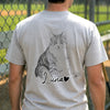 T-shirt Personnalisé Recto & Verso – Cadeau Pour Amoureux des Animaux – L’Amour Sur Quatre Pattes