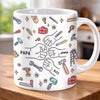 Mug Personnalisé à Effet 3D Gonflé – Cadeau Fête des Pères pour Papa – Papa Peut Tout Faire