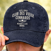 Casquette De Baseball En Jean Délavé Personnalisée – Cadeau Humoristiques Pour Papa – Membre À Vie