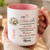 Mug Personnalisé – Cadeau Fête des Mères pour Fille – Un Nouveau Voyage Sacré