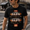 T-shirt unisexe, Hoodie Personnalisé – Cadeau pour Papy, Papa – D’abord papa, toujours fier