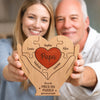 Puzzle En Bois Personnalisé – Cadeau Pour Papa – Tu Es La Pièce Qui Nous Rassemble