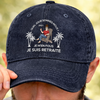 Casquette De Baseball En Jean Délavé Personnalisée – Cadeau Pour Retraités – Zéro Stress, Plus D’apéro
