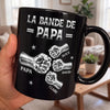 Mug Noir Personnalisé – Cadeau Pour Papa, Papy – La Bande De Papa