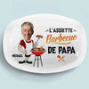 Planche De Grill Personnalisée Avec Photo – Cadeau Humoristiques Pour Papa, Papi – L'équipe barbecue De Papa