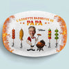 Planche De Grill Personnalisée Avec Photo – Cadeau Humoristiques Pour Papa, Papy – Le Roi Du Grill