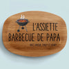 Planche De Grill Personnalisée – Cadeau Fête des Pères pour Papa – L'assiette Barbecue De Papa