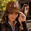 Casquette Classique Personnalisée – Cadeau Pour Amoureux Des Chevaux – La Vie Est Meilleure Sur La Pelouse