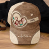 Casquette Classique Personnalisée – Cadeau Pour Papa, Papi – Le cœur de la famille