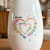 Vase ovale en céramique personnalisé – Cadeau Pour Mamie – Un Cadeau Fait Avec Amour