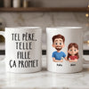 Mug Personnalisé – Cadeau Pour Papa – Tu Es Aussi Merveilleux Que Ton Père !