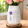 Vase Ovale En Céramique Personnalisé – Cadeau Pour Belle-Fille - Construit Par Amour