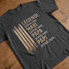 T-shirt unisexe, Hoodie personnalisé – Cadeau Fête des Pères pour Papa, Papi – La Légende D'une Famille