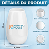 Vase Ovale En Céramique Personnalisé – Cadeau Pour Fille - L'ère Des Mamans Commence