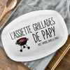 Assiette De Barbecue Personnalisé – Cadeau pour Papa – Le Patron Du BBQ