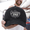 Casquette De Baseball En Jean Délavé Personnalisée – Cadeau Pour Homme, Soi-Même – Pas Vieux, Collector