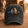 Casquette De Baseball En Jean Délavé Personnalisée – Cadeau Pour Amoureux Des Chevaux – Suivez toujours vos rêves