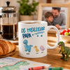 Mug Personnalisé à Effet 3D Gonflé – Cadeau pour famille – Petite famille de dinosaures