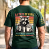 T-Shirt Personnalisé à Manches Imprimées – Cadeau pour Papa, Papi – Que Gen Est Pas Empoisonné
