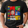 T-shirt unisexe, Hoodie personnalisé – Cadeau pour Papa, Papi – La maison est là où est Papa