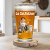 Verre à bière Personnalisé – Cadeau pour Propriétaires D’animaux, Amoureux des Animaux – Tous les chats pensent que je suis génial
