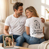 T-shirt Personnalisé Recto & Verso – Cadeau Pour Couples – Ensemble Pour Toujours