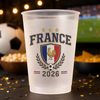 Gobelet personnalisé - Cadeau Pour Fan de Football – Cœurs fiers, nation forte