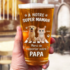 Verre à bière Personnalisé – Cadeau pour Propriétaires D’animaux, Amoureux des Animaux – Je m'en fiche, passe la bière