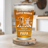 Verre à bière Personnalisé – Cadeau pour Propriétaires D’animaux, Amoureux des Animaux – Je m'en fiche, passe la bière