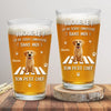 Verre à bière Personnalisé – Cadeau pour Propriétaires D’animaux, Amoureux des Animaux – Bière, Chats Et Aucun Regret
