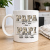 Mug Personnalisé – Cadeau pour Papa, Papi – Papa dans le cœur